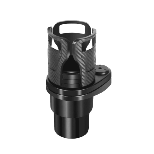 Car cup holder expander adapter for larger bottles