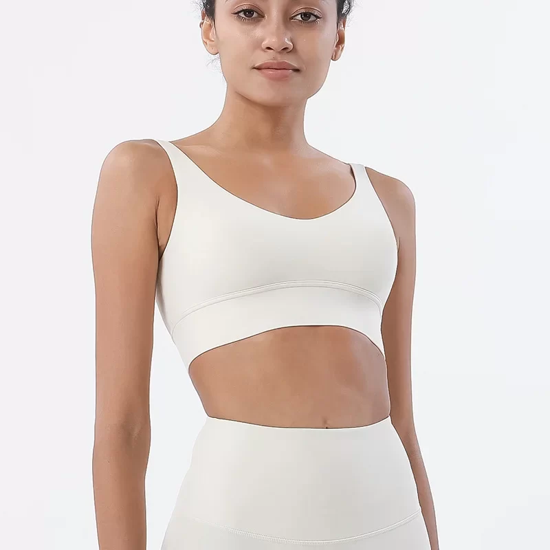 Tight Top Crop Gym Sports Bra Fitness