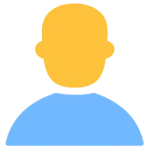 User icon representing secure account access and privacy protection on Acuvick