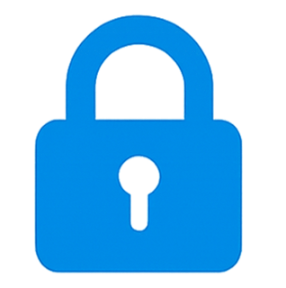 Secure icon representing safe transactions and encryption