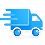 Reliable delivery icon showing trusted shipping and order fulfillment