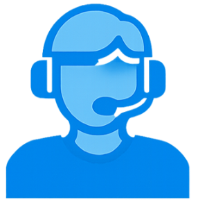 Customer support icon for fast and reliable assistance