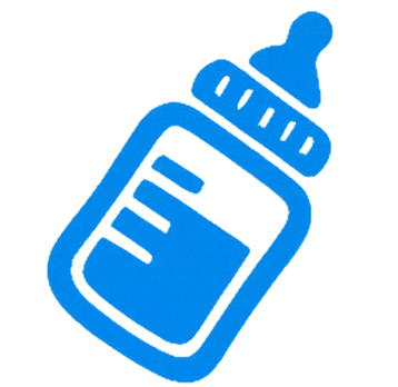 Baby essentials icon symbolizing infant care products