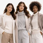 Alt: " Sweaters product image – Acuvick " Women’s modern knit sweaters designed for stylish layering