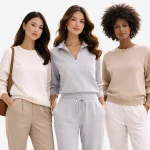Alt: " Sweatshirts product image – Acuvick " Women’s modern sweatshirts designed for casual comfort and everyday fashion