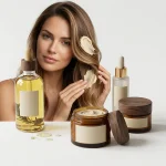 Hair treatment products including hair masks oils and scalp treatments