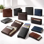 Men’s wallets leather slim bifold RFID and cardholder styles