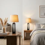 Modern table lamps for bedside tables desks and living room lighting