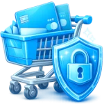 Secure checkout icon representing safe and encrypted payment processing