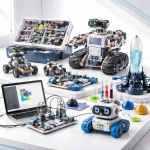 STEM toys including robotics kits coding toys and science experiment kits