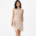 Woman wearing elegant modern dress in Malaysia