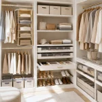 Closet organizers including wardrobe storage boxes hanging organizers and drawer dividers