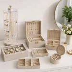 Jewelry organizers including jewelry boxes ring holders necklace organizers and storage cases