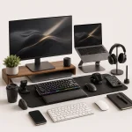 Keyboards and mouse collection featuring wireless mechanical gaming and ergonomic computer peripherals