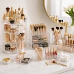 Alt: " Makeup Organizers product image – Acuvick " Makeup organizers including cosmetic storage boxes lipstick holders and vanity organizers