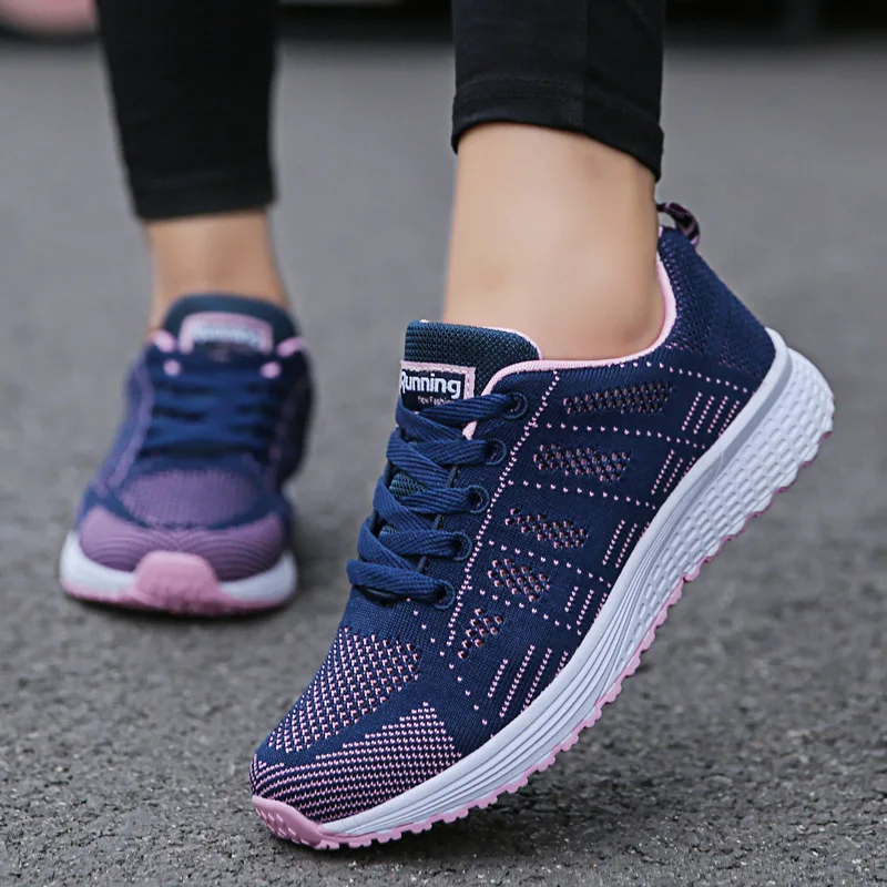 Alt: " Women’s Breathable Mesh Walking Sneakers – Lightweight Casual Shoes product image – Acuvick " Women’s Breathable Mesh Walking Sneakers – Lightweight Casual Shoes - Image 3