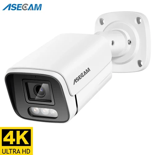 Alt: " Home product image – Acuvick " 4K 8MP POE IP Security Camera with Audio – AI Night Vision Outdoor CCTV