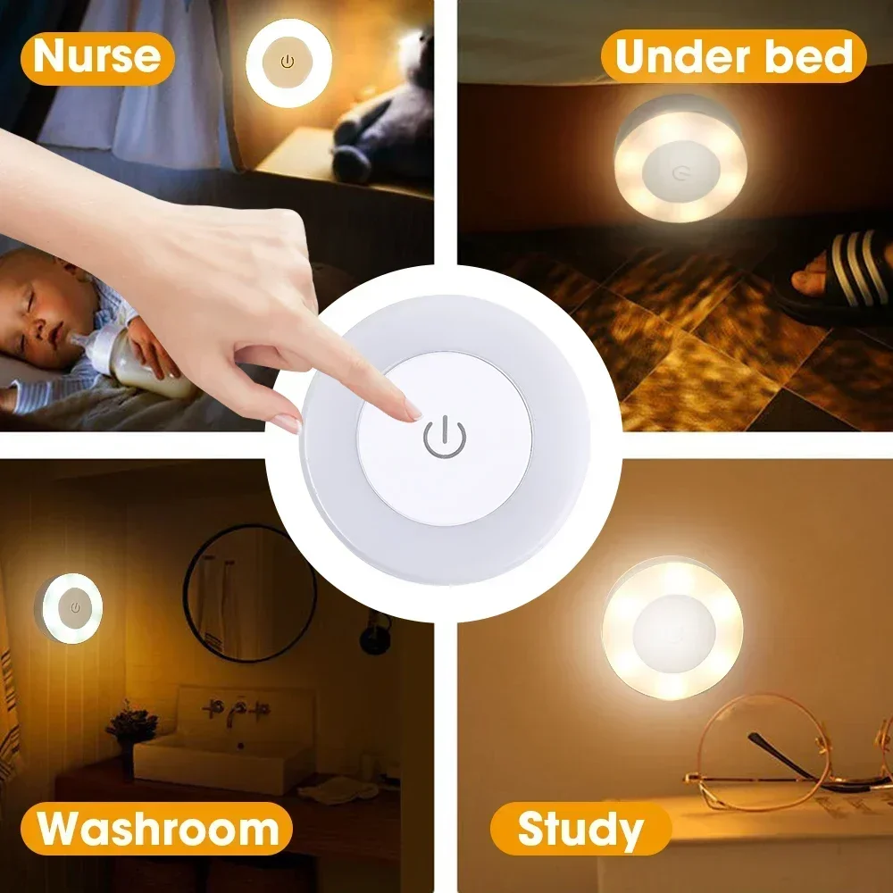 Alt: " Rechargeable LED Touch Night Light for Bedroom & Home product image – Acuvick " Rechargeable LED Touch Night Light for Bedroom & Home - Image 6
