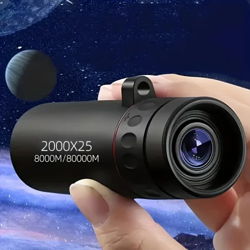 HD Monocular Telescope with Phone Clip