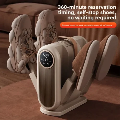 Alt: " Home product image – Acuvick " Foldable Electric UV Shoe Dryer with 360° Hot Air & Timer