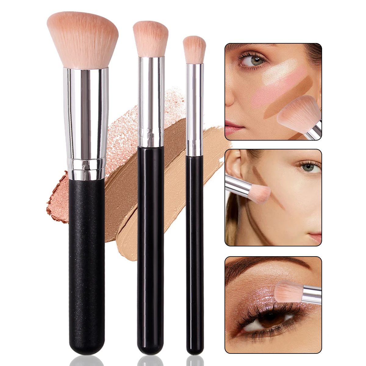Alt: " Foundation & Concealer Makeup Brush Set for Flawless Blending product image – Acuvick " Foundation & Concealer Makeup Brush Set for Flawless Blending - Image 11