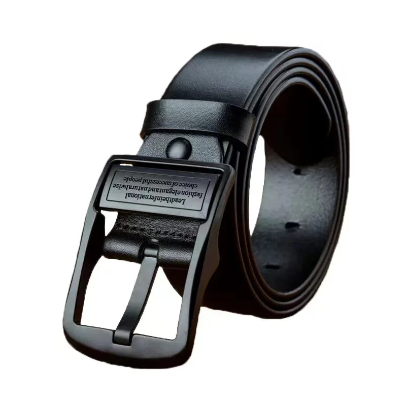 Alt: " Genuine Leather Men's Pin Buckle Belt for Business & Casual Wear product image – Acuvick " Genuine Leather Men's Pin Buckle Belt for Business & Casual Wear - Image 7