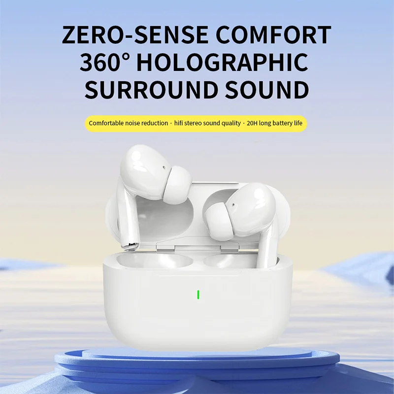 Alt: " Premium Air Pro Wireless Bluetooth Earbuds with Charging Case product image – Acuvick " Premium Air Pro Wireless Bluetooth Earbuds with Charging Case - Image 3