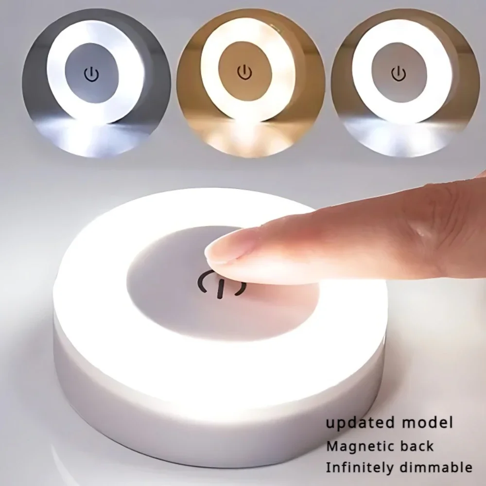 Alt: " Rechargeable LED Touch Night Light for Bedroom & Home product image – Acuvick " Rechargeable LED Touch Night Light for Bedroom & Home