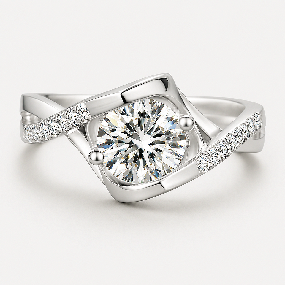 Alt: " Exquisite Luxury Moissanite Ring for Women Diamond Wedding Band product image – Acuvick " Exciting Threeking hand-controlled RC stunt toy car with gesture sensing remote, 360-degree rotating wheels, all-terrain design, and rechargeable battery for kids and outdoor fun.