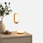 LED rechargeable night lights for bedroom bedside and home lighting
