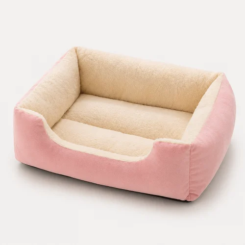 Alt: " Home product image – Acuvick " Premium Plush Pet Bed for Cats and Small Dogs Soft Washable Cozy Cushion