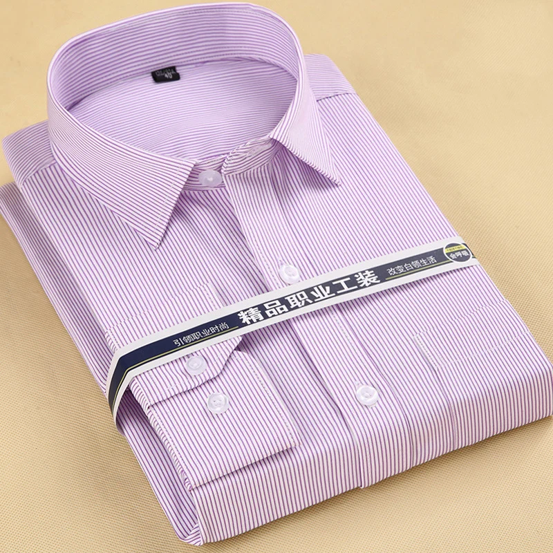 Alt: " Premium Men's Slim Fit Business Dress Shirt product image – Acuvick " Premium Men's Slim Fit Business Dress Shirt - Image 13