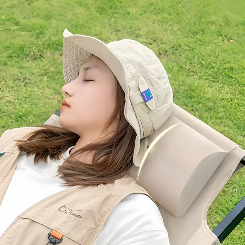 Alt: " 5-Position Folding Outdoor Recliner Chair product image – Acuvick " 5-Position Folding Outdoor Recliner Chair - Image 4