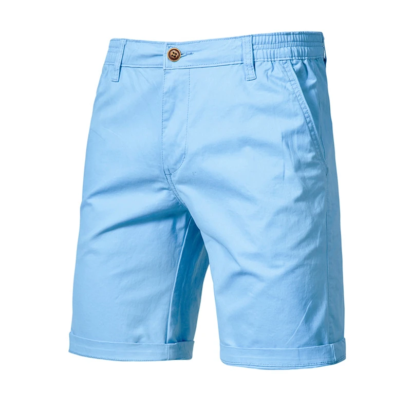 Alt: " Men's 100% Cotton Business Casual Shorts product image – Acuvick " Men's 100% Cotton Business Casual Shorts - Image 13