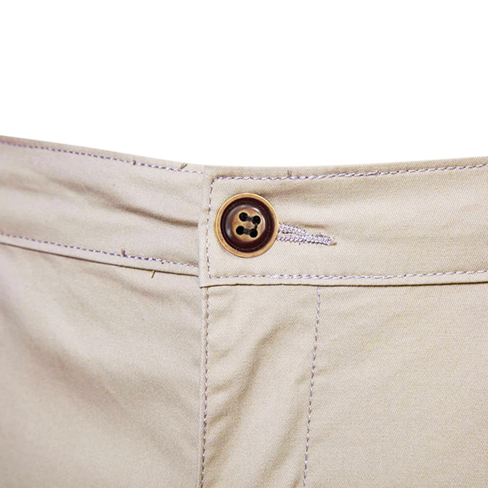 Alt: " Men's 100% Cotton Business Casual Shorts product image – Acuvick " Men's 100% Cotton Business Casual Shorts - Image 4