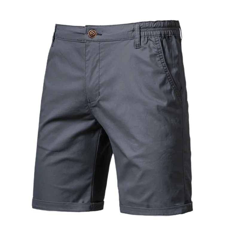 Alt: " Men's 100% Cotton Business Casual Shorts product image – Acuvick " Men's 100% Cotton Business Casual Shorts - Image 9