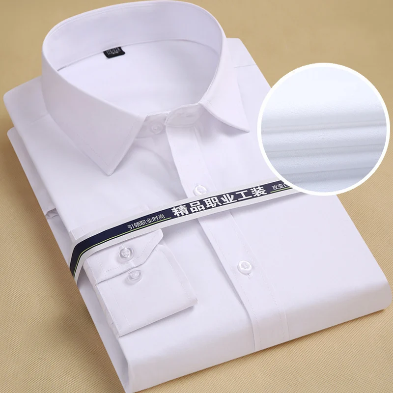 Alt: " Premium Men's Slim Fit Business Dress Shirt product image – Acuvick " Premium Men's Slim Fit Business Dress Shirt - Image 8