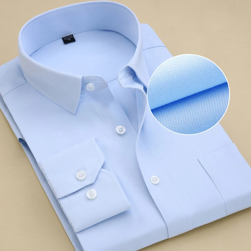 Alt: " Premium Men's Slim Fit Business Dress Shirt product image – Acuvick " Premium Men's Slim Fit Business Dress Shirt - Image 12