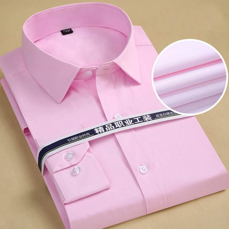 Alt: " Premium Men's Slim Fit Business Dress Shirt product image – Acuvick " Premium Men's Slim Fit Business Dress Shirt - Image 18