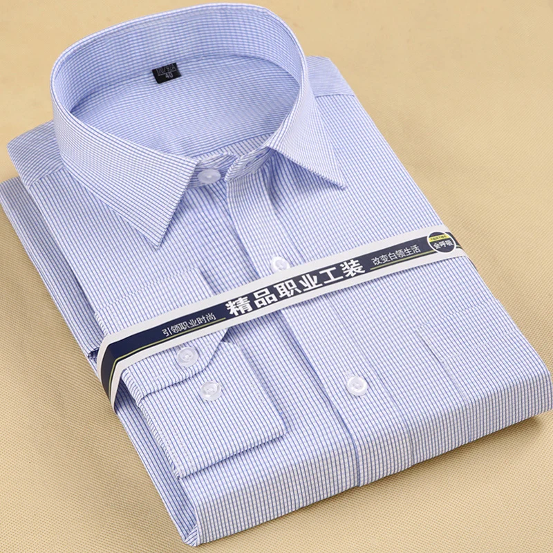 Alt: " Premium Men's Slim Fit Business Dress Shirt product image – Acuvick " Premium Men's Slim Fit Business Dress Shirt - Image 9