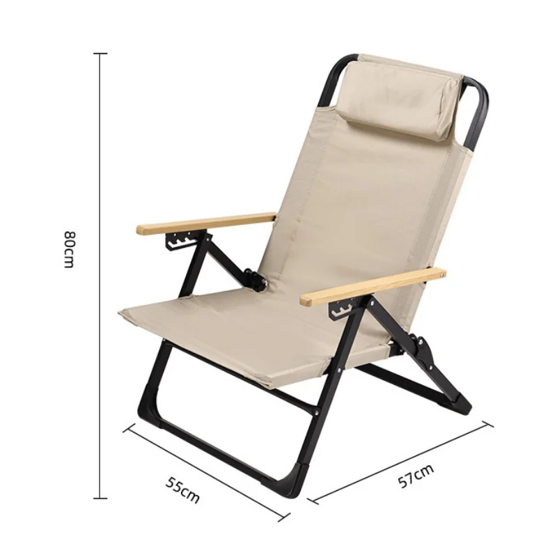 Alt: " 5-Position Folding Outdoor Recliner Chair product image – Acuvick " 5-Position Folding Outdoor Recliner Chair - Image 7