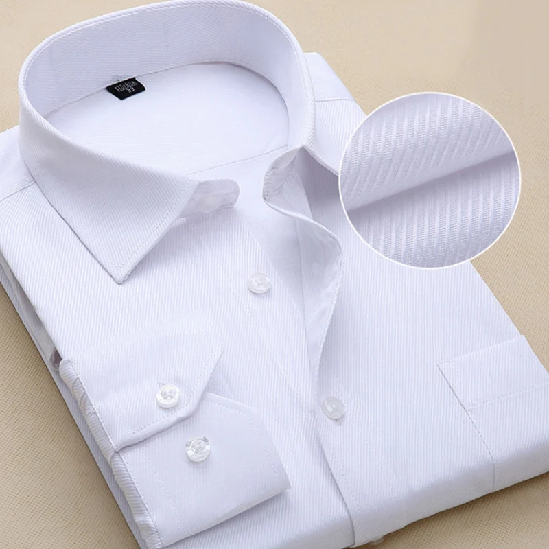 Alt: " Premium Men's Slim Fit Business Dress Shirt product image – Acuvick " Premium Men's Slim Fit Business Dress Shirt - Image 16