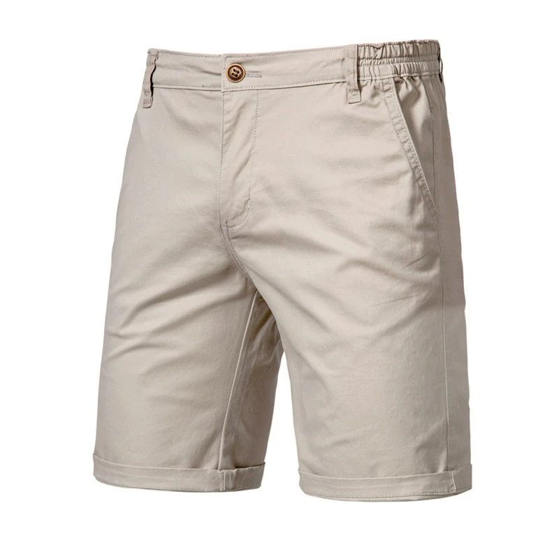 Alt: " Men's 100% Cotton Business Casual Shorts product image – Acuvick " Men's 100% Cotton Business Casual Shorts - Image 17