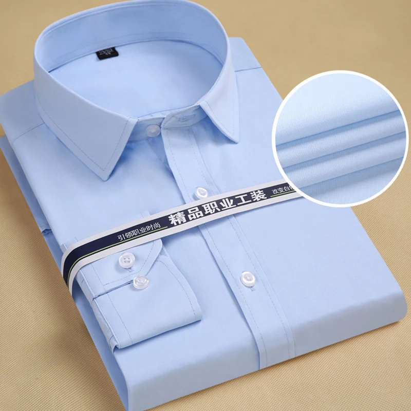 Alt: " Premium Men's Slim Fit Business Dress Shirt product image – Acuvick " Premium Men's Slim Fit Business Dress Shirt - Image 10