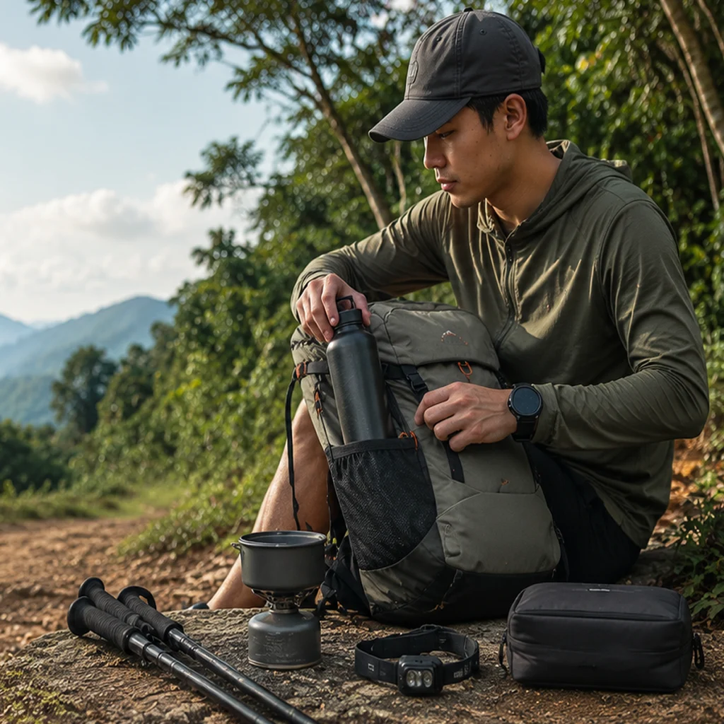 Hiking accessories and trail essentials for outdoor adventures