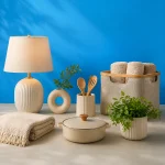 Home and living collection featuring modern household essentials