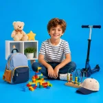 Kids collection featuring toys learning products and children's essentials