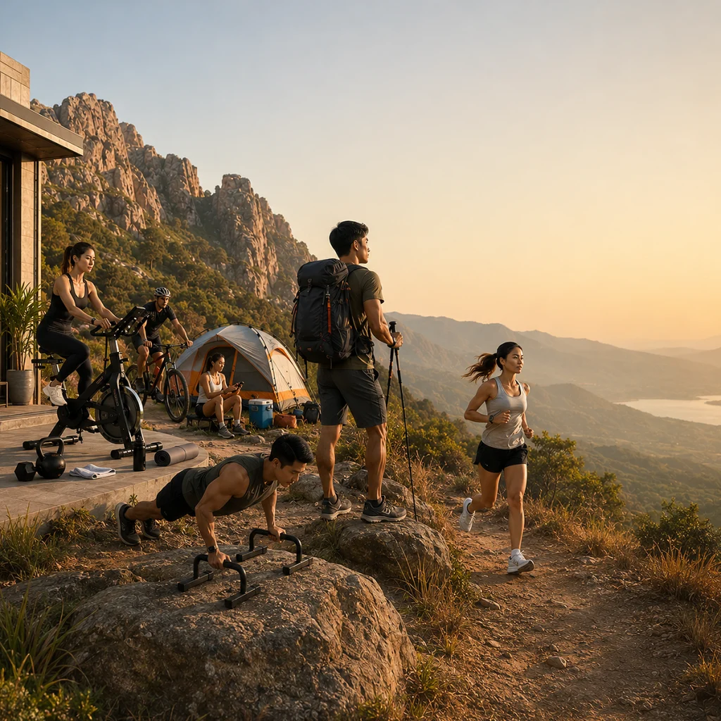 Sports and outdoor equipment for active lifestyles