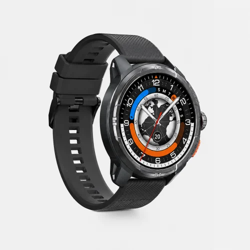HAYLOU Solar Ultra GPS Smartwatch with 1.6-inch AMOLED display in Black