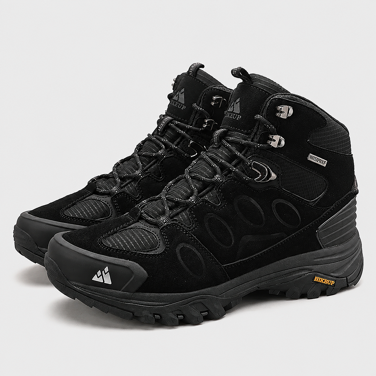 HIKEUP Men's High-Top Hiking Boots outdoor footwear for hiking, trekking, and trail adventures